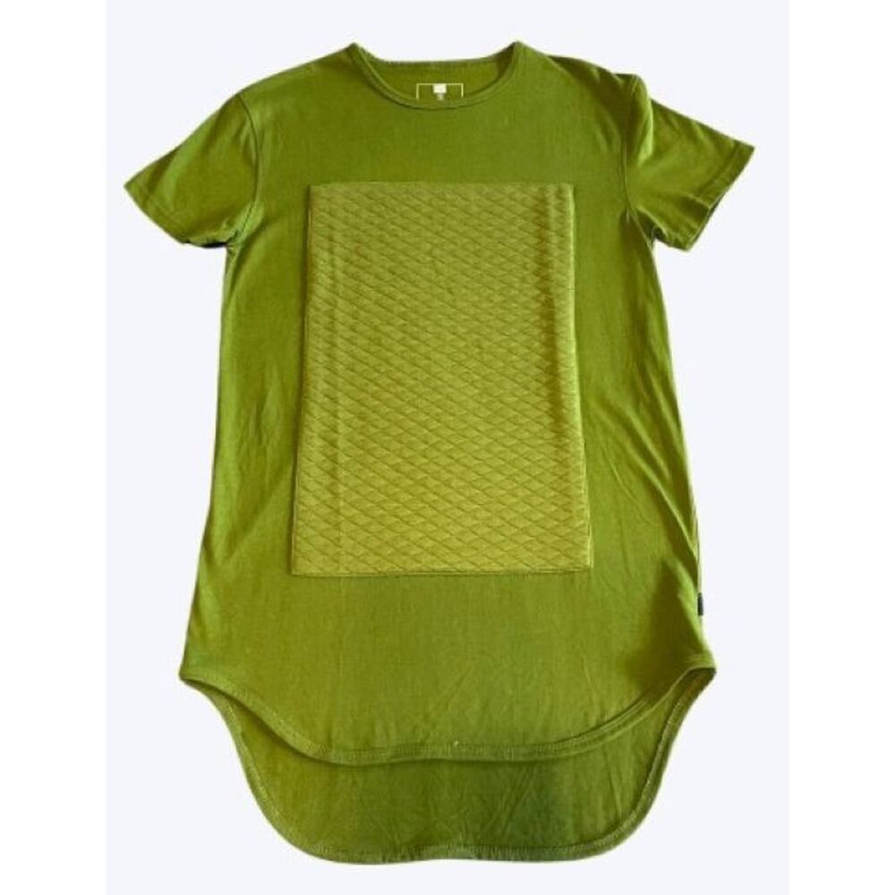 Men's Oversized Long Green Top H & W Size Small